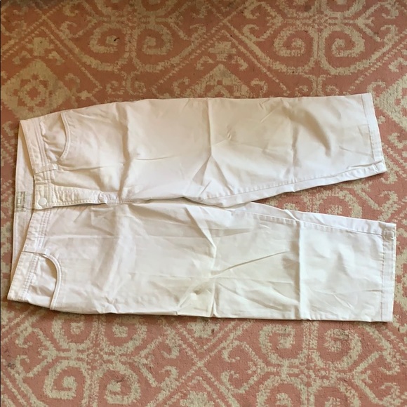 Coral and white french dressing jeans pants - Picture 1 of 3